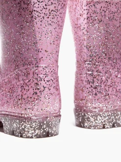 Toddler Girls Pink Glitter Wellies