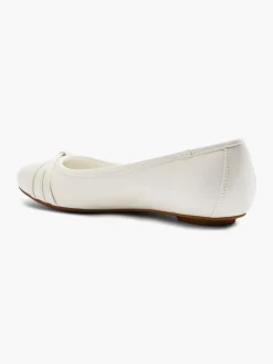 White Ballerina Pump