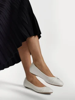 White Ballerina Pump