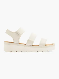 White Multi Strapped Chunky Sandal