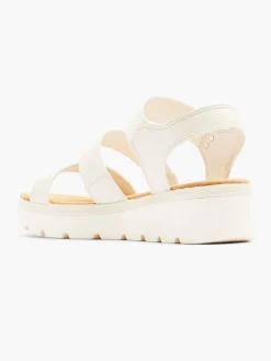 White Multi Strapped Chunky Sandal