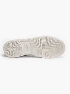 White/Beige Court Vision Mid Trainers