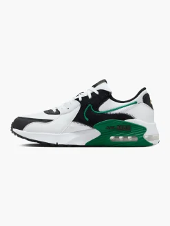 White/Black/Green Air Max Excee Trainers