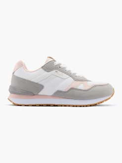 White/Grey/Pink Runer Trainers