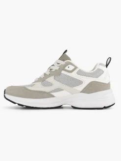 White/Silver/Grey Runner Trainers