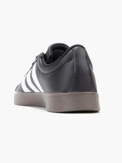 Womens Adidas Black/White VL Court Base Trainers