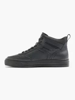 Women's Black Hi-Top Trainers