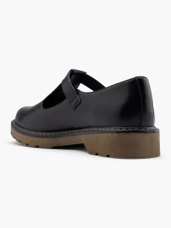 Women's Black T-Bar Shoe