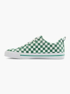Women's Check Canvas Trainers