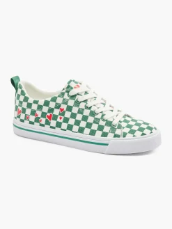 Women's Check Canvas Trainers