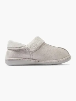 Women's Grey Fleece Slipper