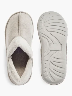 Women's Grey Fleece Slipper