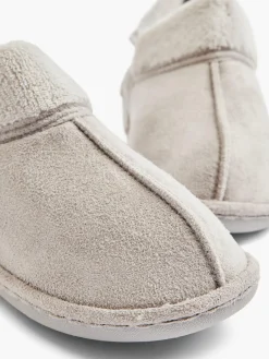 Women's Grey Fleece Slipper