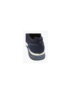 Women's Navy Slip On Trainer