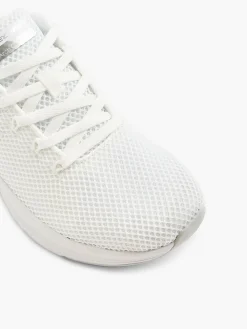 Womens Skechers Arch Comfort White/Glitter Trainers