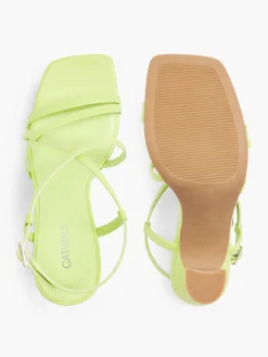 Yellow Heeled Sandal